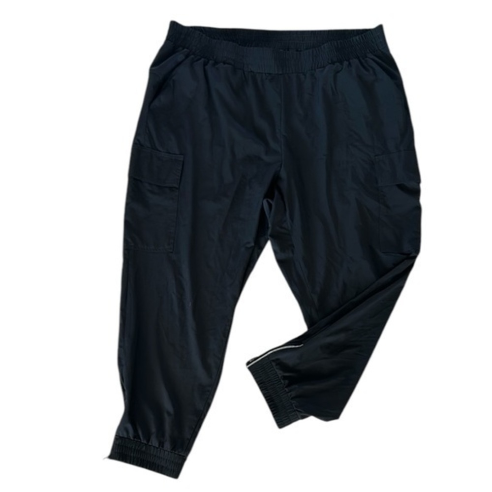 Lands' End black jogger pants size 1X